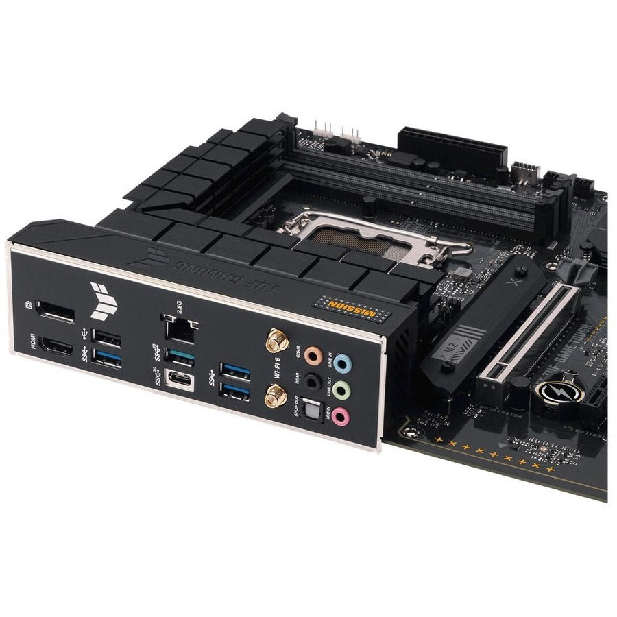 TUF GAMING B760-PLUS WIFI Gaming Desktop Motherboard - Intel B760 Chipset - Socket LGA-1700 - ATX TUF GAMING B760-PLUS WIFI Gaming Desktop Motherboard - Intel B760 Chipset - Socket LGA-1700 - ATX